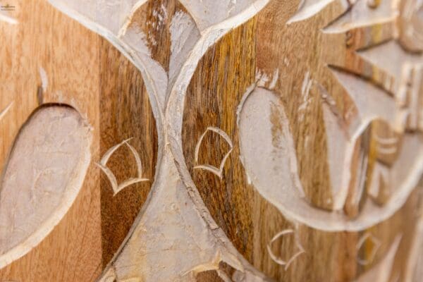 A close up of the wood grain on a wooden surface