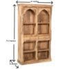 Solid Wood Display Bookcase Hand-carved - Image 11