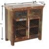 Reclaimed Wood Buffet Cabinet Rustic Beauty - Image 10