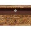 Natural Wood TV Stand with 3 Drawers Hand-crafted - Image 2