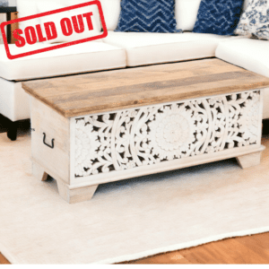 mandala cut out bench trunk sold out