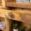 Solid Wood Display Bookcase Hand-carved - Image 9