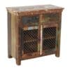 Reclaimed Wood Buffet Cabinet Rustic Beauty - Image 4