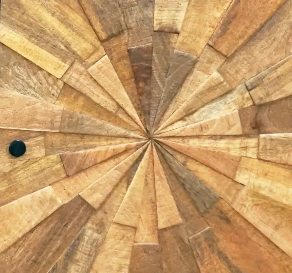 A wooden floor with many different wood planks