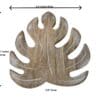 Set of Four Wooden Leaf Trivets - Image 8