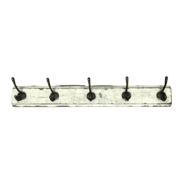 option 2 5-hook coat rack on a white background