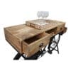 Vintage Bicycle Console Table with Drawers - Image 6