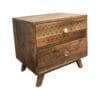 Unique Nightstand Side Table with Drawers - Image 4