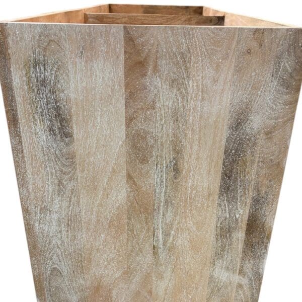 Natural Wood Double Vanity Gorgeous Hand-carved Detail - Image 11