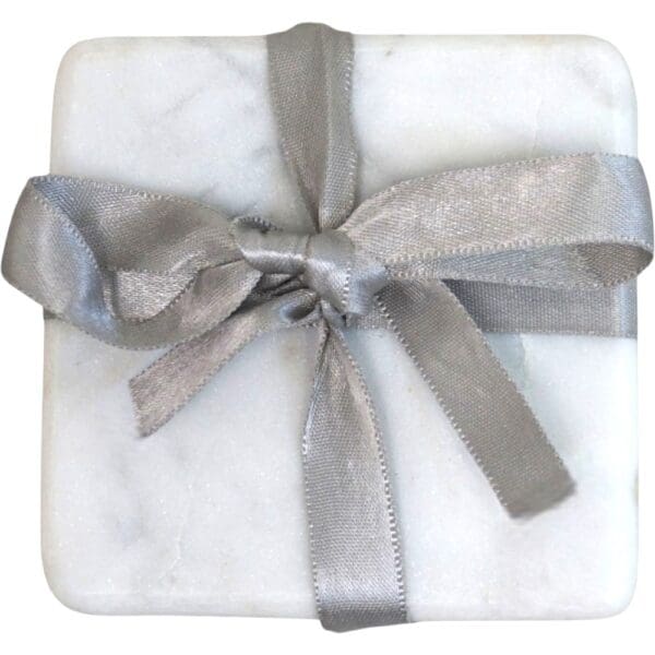 Set of 4 Square Marble Coasters - Image 2