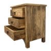 3-Drawer Side Table/Nightstand Hand-Carved - Image 10