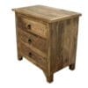 3-Drawer Side Table/Nightstand Hand-Carved - Image 9