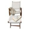 Hand-crafted Chair with Matching Footrest - Image 2