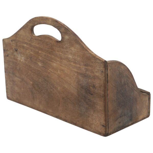 Vintage Wood Desk Tidy Letter Organizer - Image 6