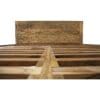 Hand-Carved Queen Bedframe Natural Floral - Image 9