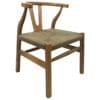 Wishbone Chair Hand-crafted Natural Solid Wood - Image 5