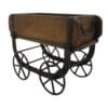 Vintage Brick Mold Wood Trolley - Image 10