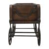 Vintage Brick Mold Wood Trolley - Image 9