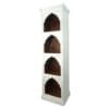 Solid Wood Bookcase Narrow Display Bookshelf - Image 5