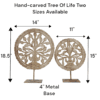 Hand-carved Wooden Tree Of Life Decor Accent - Image 10
