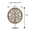 Size picture of large tree of life