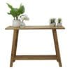 Rustic Natural Mango Wood Console Table - Image 4