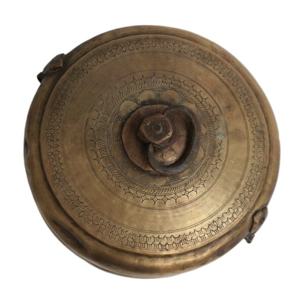 Vintage Brass Katordan Chapati Warmer Box - Image 7