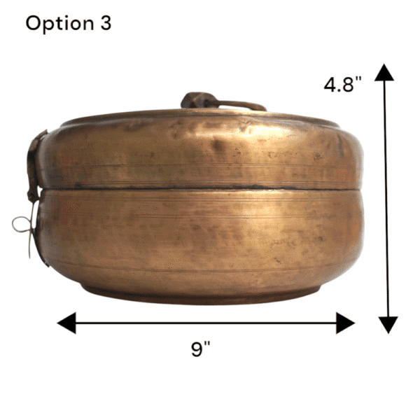 Vintage Brass Katordan Chapati Warmer Box - Image 14