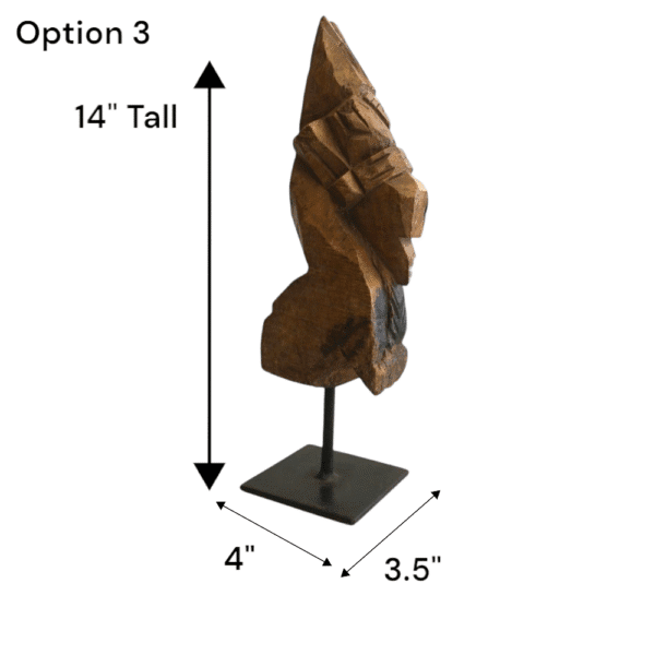 Hand-carved Wooden Primitive Horse Figurine - Image 16