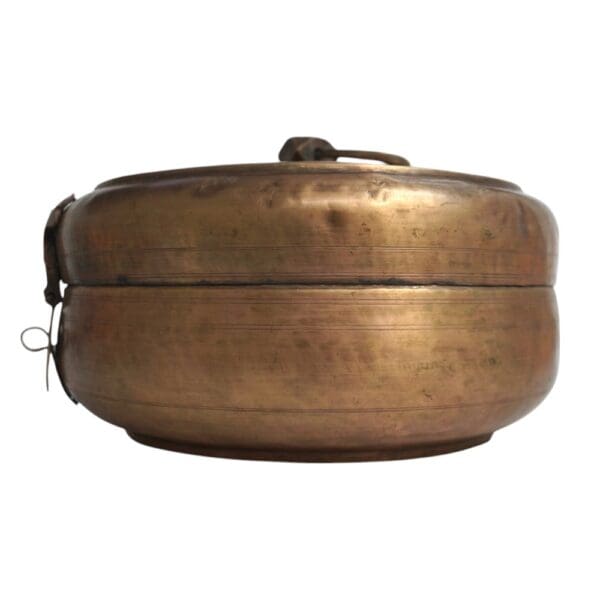 Vintage Brass Katordan Chapati Warmer Box - Image 12