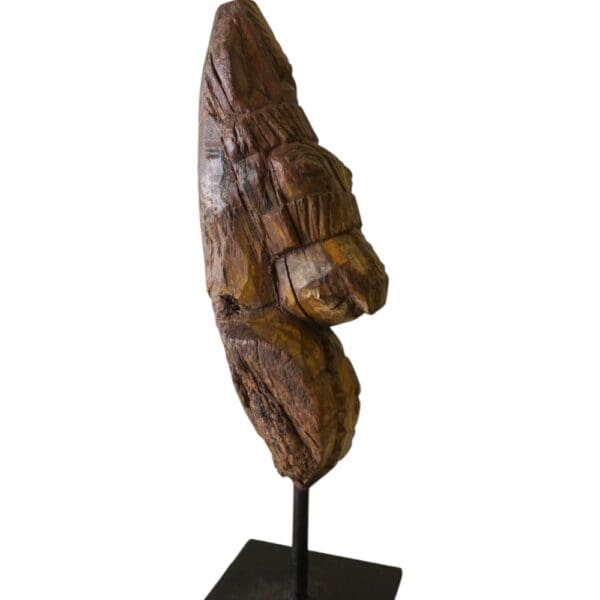 Hand-carved Wooden Primitive Horse Figurine - Image 24