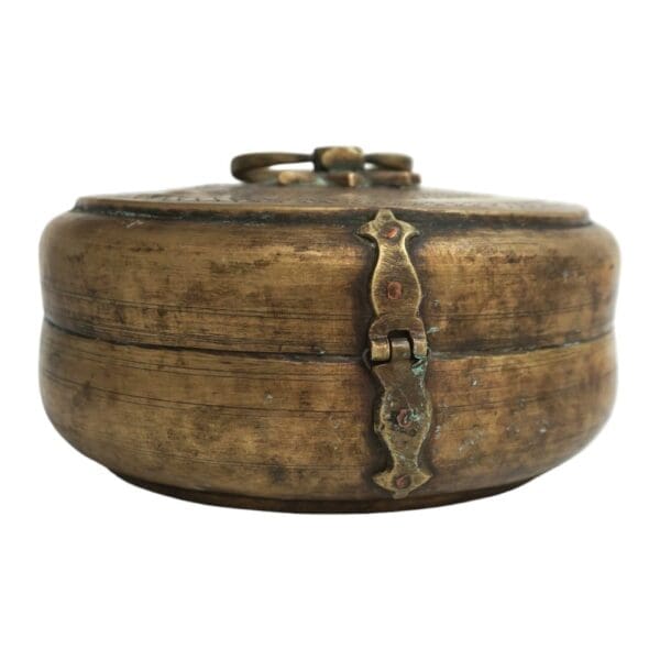 Vintage Brass Katordan Chapati Warmer Box - Image 26