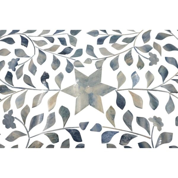 Large Blue and White Inlay Box - Image 7