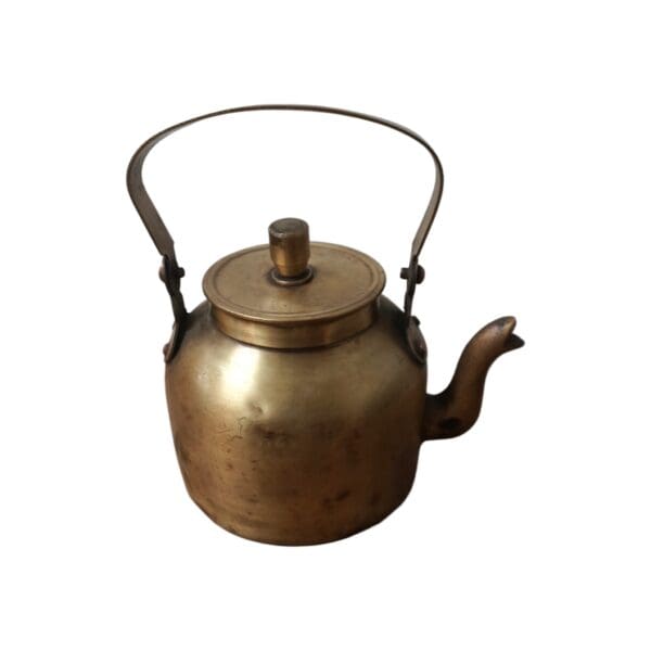 Vintage Brass/Copper Kettle - Image 6