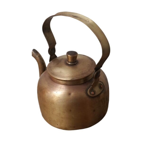 Vintage Brass/Copper Kettle - Image 4