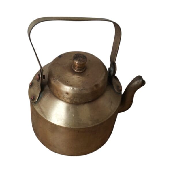 Vintage Brass/Copper Kettle - Image 3