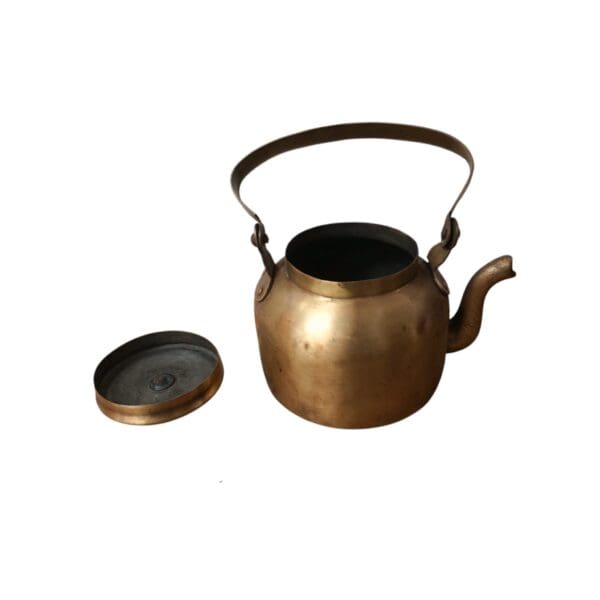 Vintage Brass/Copper Kettle - Image 2