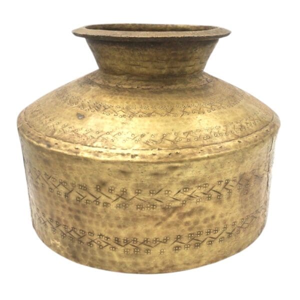 Vintage Brass Pot - Image 2