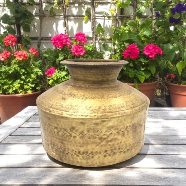 Vintage Brass Pot