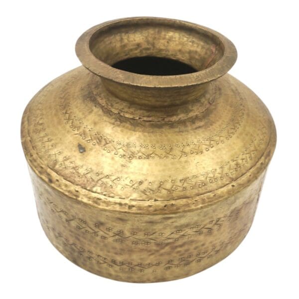 Vintage Brass Pot - Image 4