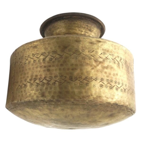 Vintage Brass Pot - Image 5