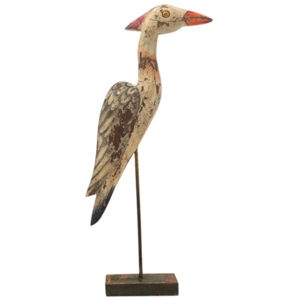 Reclaimed Wood Bird Hand-carved Decor Accent - Image 13