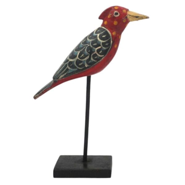 Reclaimed Wood Bird Hand-carved Decor Accent - Image 8