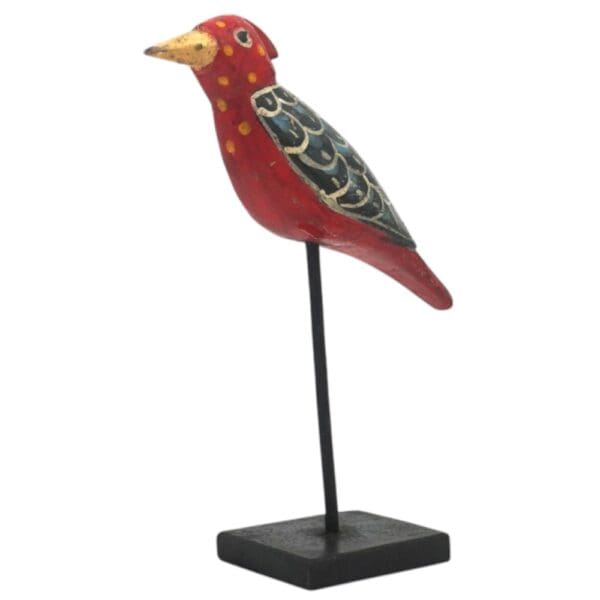 Reclaimed Wood Bird Hand-carved Decor Accent - Image 6