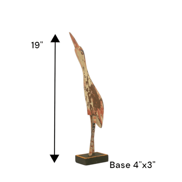 Reclaimed Wood Bird Hand-carved Decor Accent - Image 16